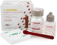 GC 002503 Fuji I Gold Label Glass Ionomer Luting & Lining Cement 1:1 Kit – Strong Bond, Long-Term Fluoride Release, Excellent Marginal Integrity