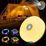 ZCOINS 3 in 1 Camping String Lights