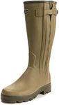 Le Chameau Footwear Men's Chasseur Cuir Rain Boot green Size: 43 M EU
