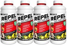 Critter REPEL Animal Repellent | Deterrent For Unwanted Garden Visitors Including Cats, Dogs & Foxes (4 x 650g)