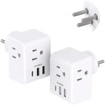 2 Pack Israel Power Adapter, One Be