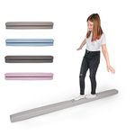 MAMOI® Gymnastics beam for kids (200 cm), Padded non-slip folding balance beam, Kids gym equipment at home, Gymnastic floor beams & bases for children