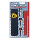 Mini Maglite-Super Bright Krypton Lamp 2 Cell AA (Red)