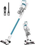 EUREKA RapidClean Pro Lightweight Cordless Vacuum Cleaner, High Efficiency Powerful Digital Motor LED Headlights, Convenient Stick and Handheld Vac, Essential, Blue, White (NEC180C)