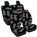 Tomeusey Pineapple Car Seat Covers 