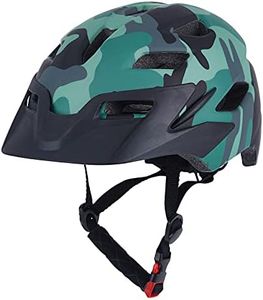 Bilaki Kids Bike Helmet, Adjustable Youth Boys Girls Helmets for Ages 3-5-8-14 Years (50-57cm), Child Helmet with Visor and LED Light, Lightweight Multi-Sport Bicycle Scooter Skate Cycling Helmets