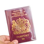 2 Clear & Transparent Passport Protective Covers