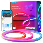 Govee Neon Rope Lights, RGBIC LED Neon Lights with Music Sync, 16 Million DIY Colors, Works with Alexa, Google Assistant, 10ft Neon Lights for Bedroom, Living Room, Gaming Decor(Not Support 5G WiFi)