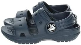 Crocs Unisex Kids Classic Crocs T Sandal, Navy, 8 UK Child