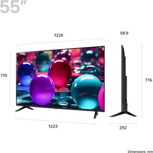 LG 55" 4K Smart TV – Ultra HD LED Display, WebOS