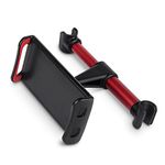 Techzere Car Rear Seat Headrest Mobile Phone Mount & Tablet Holder Mobile Phones and Tablets Upto 10.5 Inch Diagonal Screen Size. (Red & Black)