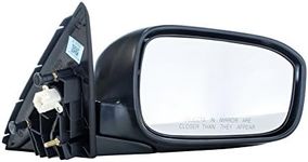 Passenger Side Mirror for Honda Accord LX/EX/SE Models 4-door sedan (2003 2004 2005 2006 2007) Folding Power Adjusting Non-Heated Right Side Rear View Outside Door Mirror Replacement - HO1321152