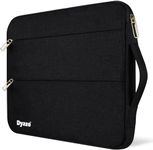 Dyazo Water Resistant 14.1 Inch Laptop Sleeves Case Cover With Handle & 2 Front Accessories Pocket Compatible For Mac book Pro, Lenovo, Hp, Mi, Dell & Other Notebooks Up to 14 Inches (Black)