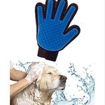 Eopzo Cleaning Hair Brush Comb Animal Massage Dog Grooming True Touch Shedding Bath Gloves (Multicolor)