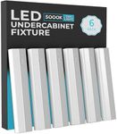 6 Pack Hardwired LED Under Cabinet 