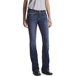 Ariat Women's R.E.A.L. Riding Low Rise Boot Cut Jean, Lakeshore, 28 Short