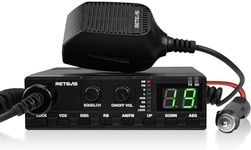 Retevis MB62 CB Radio, AM/FM CB UK, VOX,Strong Signal, ASQ/SQ for Clear Sound, Emergency Channel 9/19 with Wide Compatibility, Key Lock, Mini Radio for Truckers, Vans, Lorry (1Pcs)