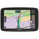 TomTom Car Sat Nav VIA 62, 6 Inch with Handsfree Calling, Traffic via Smartphone and EU Maps, Resistive Screen