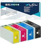 LCL Compatible for SJIC22P SJIC22P (K) SJIC22P (C) SJIC22P (M) SJIC22P (Y) (4-Pack,Black,Cyan,Magenta,Yellow) Pigment Ink Cartridge for TM-C3500 Color Works C3500 C3510 C3520 Printer