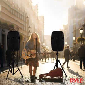 Pyle 1000W Bluetooth PA System – Portable Wireless Speaker