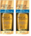 OGX Argan Oil of Morocco Extra Penetrating Hair Oil For Dry and Damaged Hair, 100 ml (Pack of 2)