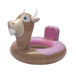 NPW Drinking Buddies Bull Pool Float Ring Inflatable Pool Float Rodeo Western Cowgirl Summer Adult Pool Toy Fa-Bull-Lous Pool Floats for Adults, Last Rodeo Bachelorette Pool Decorations