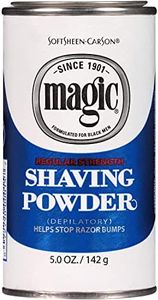 Magic Shaving Powder Blue Regular Strength 5 oz (Pack of 5)