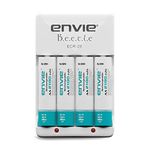 ENVIE® (ECR20+AA2100 4PL) Charger for AA & AAA Rechargeable Batteries