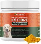 miNATURALS Pets Pumpkin Powder for Dogs Organic 9 oz (255g) - Canadian Made - Premium Fibre - Canine Stool & Digestive Support - No Diarrhea or Scoots!