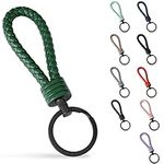 SERASAR Leather Lanyard With Stainl