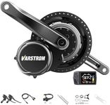 Varstrom TSDZ Mid Drive Kit with Battery TSDZ2B 36V250W TSDZ8 48V750W 48V500W Electric Bike Conversion Kit Torque Sensor Mid Drive Motor with Display for 68-73mm Bottom Bracket MTB