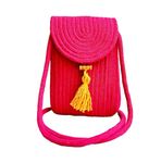 Girls Sling Bag, Mobile Bag,Bag, Macrame Handmade Bag for Ladies