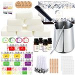 ETUOLIFE Candle Making Kits for Adults Beginners,Soy Wax for Candle Making,Candle Making Supplies Accessory,Make Your Own Candles,Melting Pot,Fragrance Oils,Candle Tins,Wicks,Dye Wax