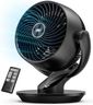 Dreo Fan for Bedroom, 13-Inch Oscillating Table Air Circulator Fan for Whole Room, 120° Tilt Adjustment, 28dB Ultra-Quiet, 70ft Powerful Airflow, 4 Speeds Desk Fans with Remote for Home, Office