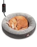clawsable Heated Cat Bed for Small 