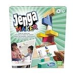 Jenga Maker, Genuine Hardwood Blocks, Stacking Tower Game, Game for Kids Ages 8 and Up, Game for 2-6 Players, Play in Teams (English & French)