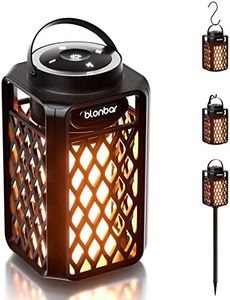 blonbar Altavoz Bluetooth Inalambrico Exterior Altavoces, IP65 Impermeable, 10W Altavoces Portatil Bluetooth Speaker con Luce de Llama con Audio HD para decoración del hogar, Patio, jardín