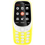 Nokia 3310 Dual SIM Keypad Phone with MP3 Player, Wireless FM Radio and Rear Camera | Yellow, 13.7 x 7.9 x 5.8 cm