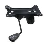 Wealrit Office Chair Tilt Base, Heavy Duty Control Lift Mechanism Black Swivel Base Plate 8.3" x 5.1" Mouting Holes Dimension Office Chair Parts Replacement