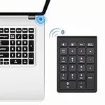 Podazz 22 Key Numeric Keypad, Wireless Numpad for Latop, Bluetooth Number Pad with Shortcut Keys for Laptop, Tablet, Notebook, PC, Desktop, Surface Pro, Compatible with Windows and OS X System