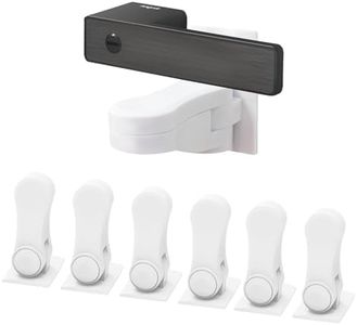 Child Proof Door Lever Lock(6 Pack) - Baby Proofing Door Handle Lock, 3M Adhesive & No DrillingNeed, Minimalist Design, Child Safety Door Handle Locks