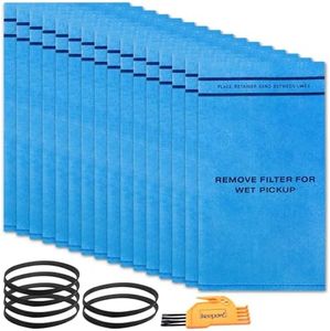 KEEPOW Wet Dry Vac Filters for Stinger and Workshop 2.5 to 5 Gallon Wet Dry Vacuum WS0250VA, WS0500VA, WS0400SS, Part# VF2000, 16 Pack