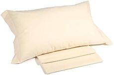 Caleffi - Solid Color Single Ivory Cotton Bedding Set