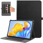 HGWALP Honor Pad 8 Tablet 12 Inch Case Cover,Multi-Viewing Angels Premium PU Leather Stand Folio Case with Handstrap for Honor Pad 8 Tablet 2022-Black