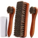 Unekez 4-Piece Horsehair Shoe Brush