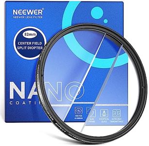 NEEWER 82mm Center Field Split Diopter Effect Filter, Camera Linear Prism K9 Optical Glass Filter with Aluminium Frame, Blurred Refraction Foreground Repeated Color Effect Camera Lens Accessories