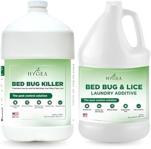 Hygea Natural Bed Bug & Lice Elimination Duo Kit- Includes Lice & Bed Bug Spray & Lice & Bed Bug Laundry Additive - Gentle Formula - Effective Pest Control for Home & Travel (2 Pack, 1 Gallon Each)