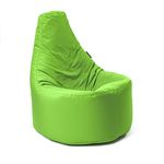 MaxiBean Bean Bag Chair Gaming indoor Outdoor Weather Resistant - Perfect for Home, Garden, Living Room Lounge - Adult, teenager Big Recliner BeanBag Chairs with Filling Beans Included - Lime