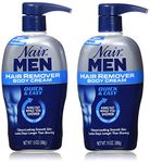 Nair Men Hair Removal Body Cream 13 oz (Pack of 2)