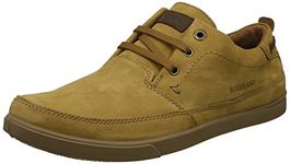 Woodland Men's Camel Leather Casual Shoes - 7 UK/India (41 EU)